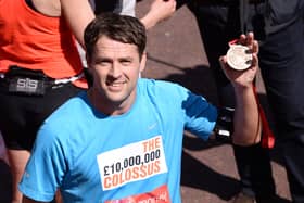 Michael Owen ran the London Marathon in 2014 (Image: Getty Images)