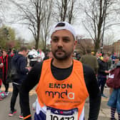  Emon Choudhury, one of the many charity runners