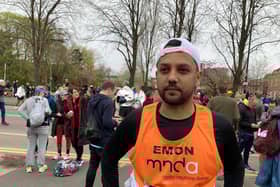  Emon Choudhury, one of the many charity runners