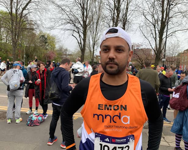  Emon Choudhury, one of the many charity runners