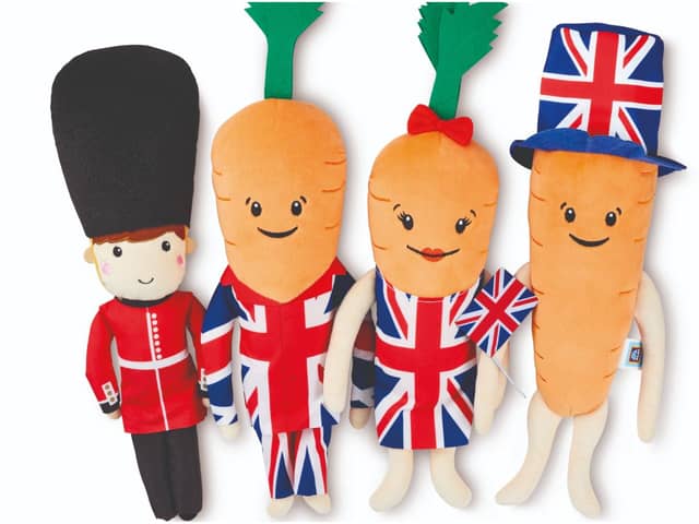 Aldi Kevin the Carrot limited edition range for Queen's Platinum Jubilee