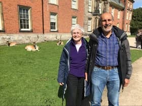 Jeff and Teresa Seneviratne at Dunham Massey in 2019. Credit: Jeff Seneviratne