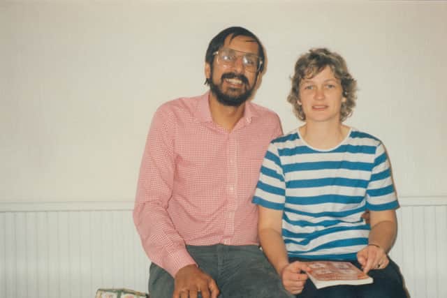 Jeff and Teresa Seneviratne in their younger years. Credit: Jeff Seneviratne