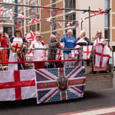 The St George’s Day parade was held in Manchester. Photo: Tony Gribben