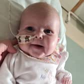 Matilda Bowcock in hospital Credit: via SWNS