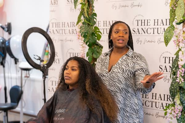 Naomi Brooks created The Hair Sanctuary to specialise in afro hair and train up new stylists