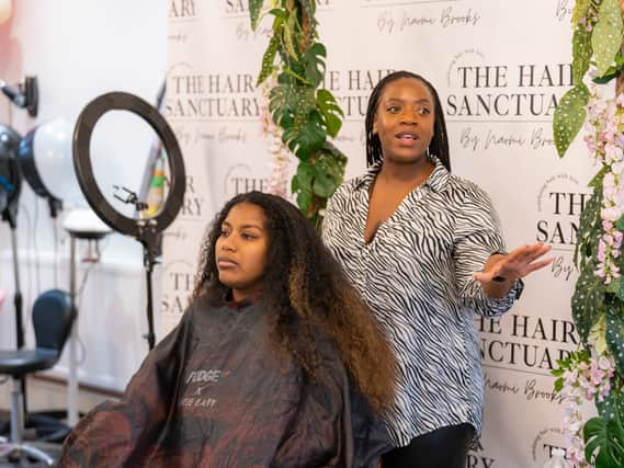 Naomi Brooks created The Hair Sanctuary to specialise in afro hair and train up new stylists