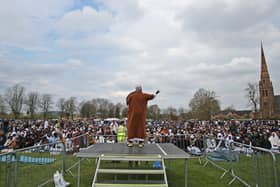 Thousands gather in Platt Fields for Eid in the Park 2023. Credit: William Lailey SWNS