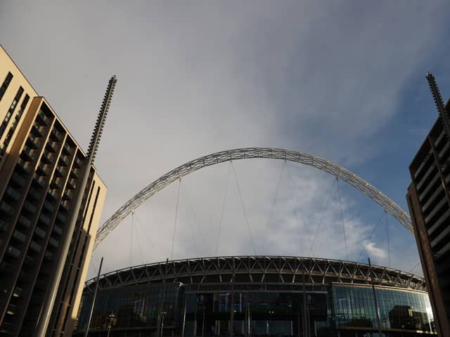 Thousands of fans will travel to Wembley - but will be affected by a train strike Credit: Getty