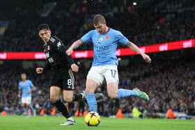 Kevin De Bruyne is a major injury doubt ahead of Fulham vs Manchester City.