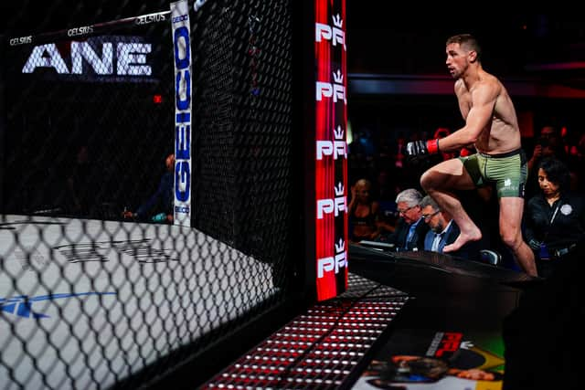 Brendan Loughnane entering the PFL cage