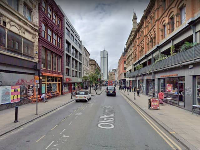 Oldham Street, which runs through the heart of the Northern Quarter, is not named because of the Greater Manchester town eight miles north east of the city but for  a local feltmaker called Adam Oldham who had his business here in the late 18th century. Photo: Google Maps