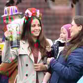 People in Manchester celebrating a previous royal occasion, here in Denton Credit: Getty