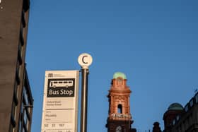 A general view of a bus stop in Manchester Credit: Robertvt - stock.adobe.com