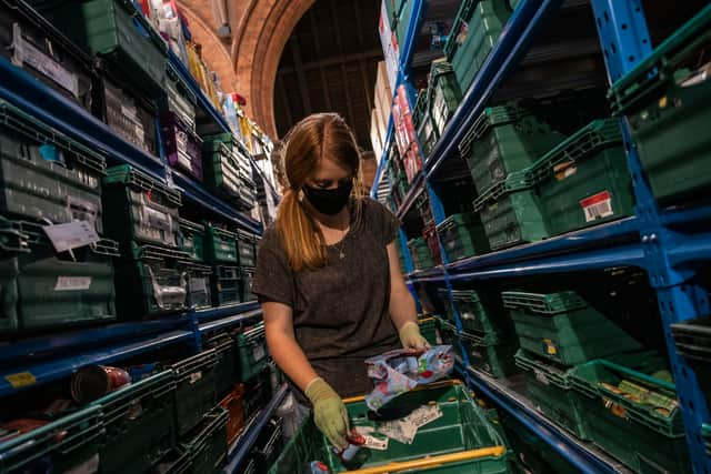 The Trussell Trust handed out more food parcels at its Manchester food banks than ever before in the latest year. Photo: Getty Images