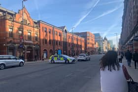 Police incident in Deansgate Credit Phil Wilkinson