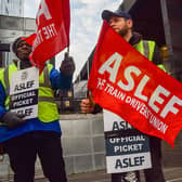 More walk-outs have been arranged for May and June by the main rail union, the RMT, and the train drivers’ union, Aslef. (Photo by Leon Neal/Getty Images)(Photo by Vuk Valcic/SOPA Images/LightRocket via Getty Images)