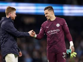 Pep Guardiola was asked about Ederson and Kevin De Bruyne ahead of Manchester City vs West Ham United.