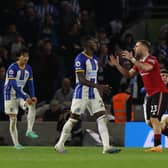 Luke Shaw was furious with Andre Marriner’s injury-time decision as Manchester United lost to Brighton.