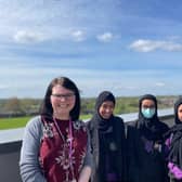 The team from Falinge Park High School in Rochdale which is in the final of the environment competition OurEcho Challenge. Photo: Rose Edmondson 
