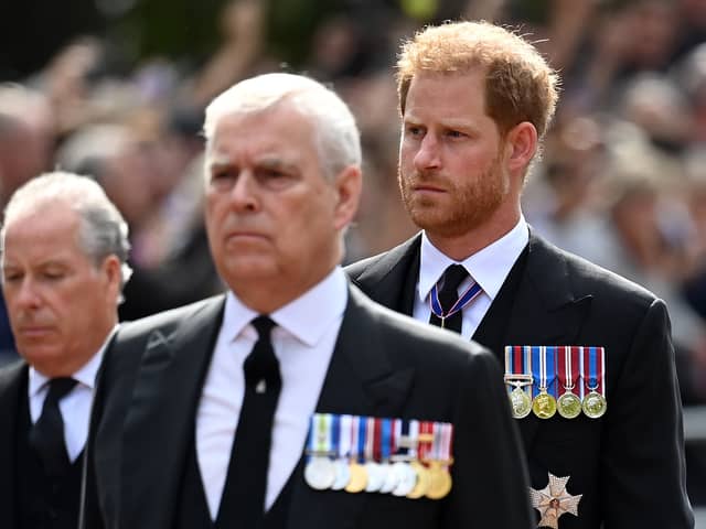 Prince Andrew and Prince Harry