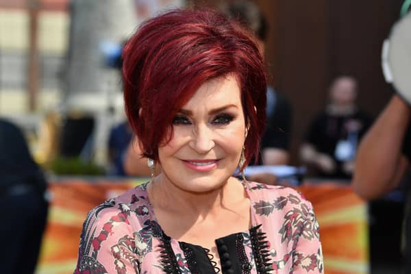 Sharon Osbourne has been spotted in a tent along The Mall