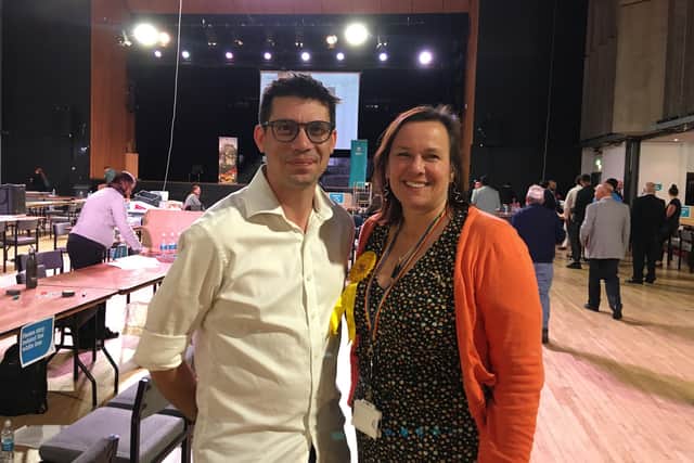 Liberal Democrat councillors Sam Al-Hamdani and Alicia Marland Photo: Charlotte Green LDRS