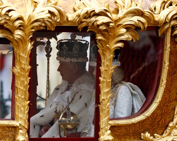 Watch the moment King Charles was crowned on the throne at London’s Westminster Abbey 