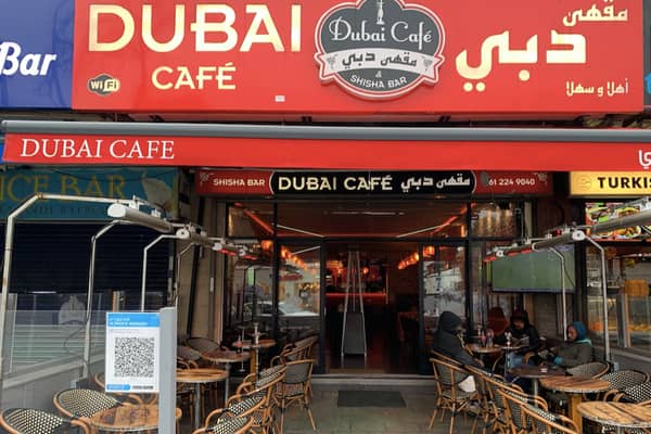 The Dubai Cafe on Wilmslow Road in Rusholme