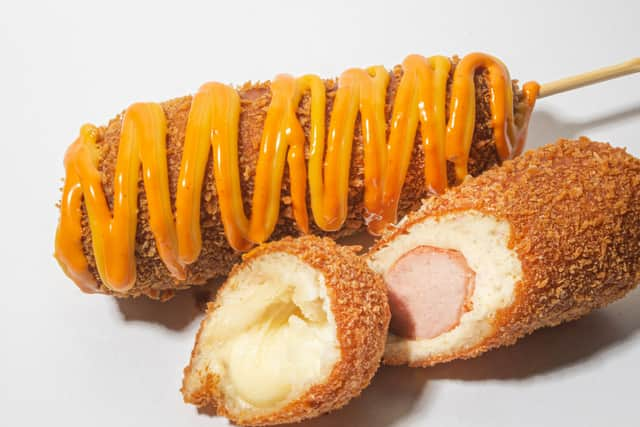 Bunsik’s viral Korean corn dogs, coming to Manchester this summer. Photo: Bunsik