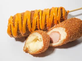 Bunsik’s viral Korean corn dogs, coming to Manchester this summer. Photo: Bunsik