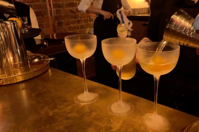 The bar’s signature twist on an Apple Martini