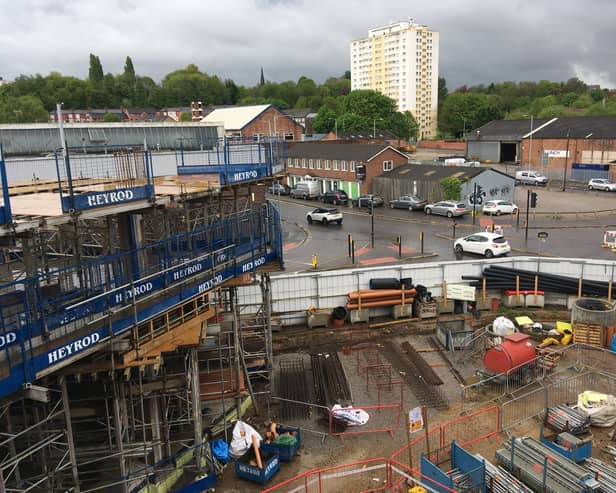 The restoration project at Weir Mill in Stockport. Photo: LDRS