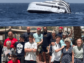 The divers are raising funds to replace all of their lost possessions and to initiate legal action against the company after their ship sank in the Red Sea. (Go Fund Me)