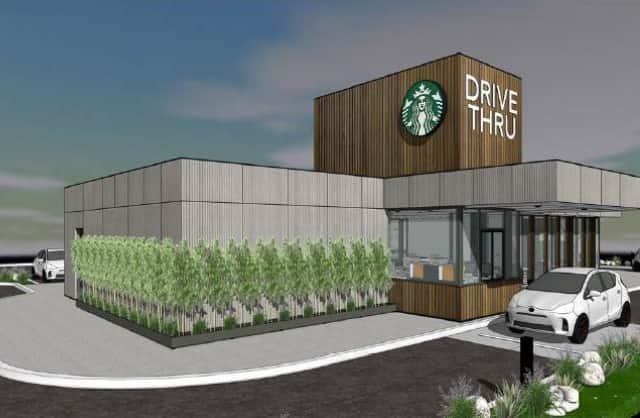 This is what the new Starbucks in Rochdale could look like if planning permission is granted. Credit: RGP Architects