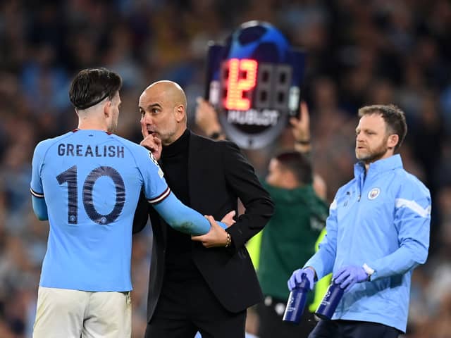 Pep Guardiola does not agree with Jack Grealish’s assessment of Manchester City.