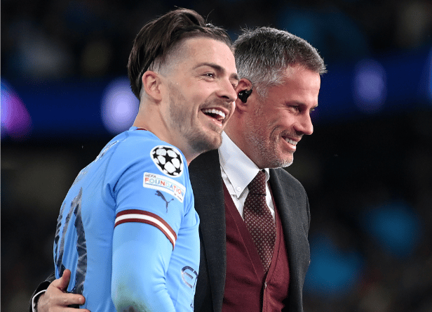 Jack Grealish bantered with Jamie Carragher (Image: Getty Images)
