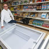 Ruhail Shahazad who owns Tremorfa Superstore in Cardiff has had to turn off 10 of his fridge and freezers in his shop, along with some of the lights, after his energy bills soared from £800 a month to £4,700. 