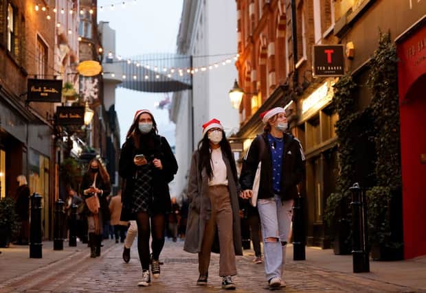 Families could be asked to limit the number of people they meet indoors over Christmas (Photo: Getty Images)