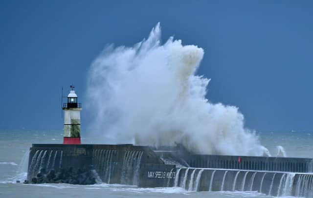 The UK is braced for more high winds just days after Storm Arwen hit (image: AFP/Getty Images)