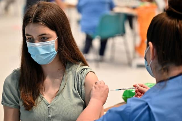 12 to 15-year-olds will start receiving their second doses of Covid vaccine in December (image: Getty Images)