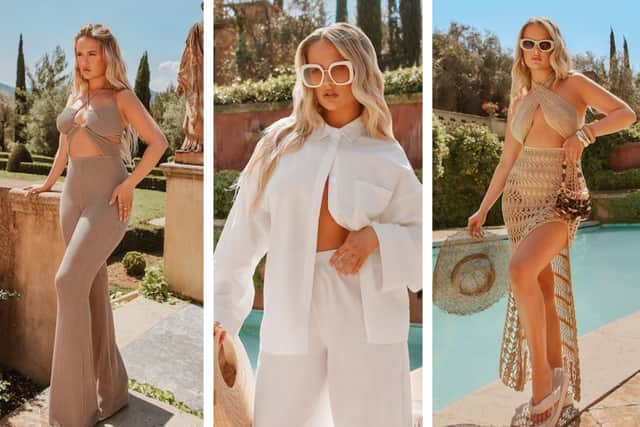 Molly-Mae reveals post-baby figure in Pretty Little Thing photoshoot. (Photo Credit: Instagram/mollymae/prettylittlething)