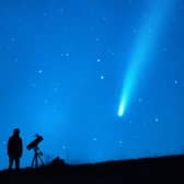 Meteor showers occur when the earth passes through a comet’s trail (image: Shutterstock)