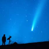 Stargazers in the UK will be hoping to catch a glimpse of the Draconid Meteor Shower (image: Shutterstock)