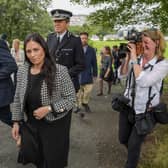 Priti Patel: Police must not treat flashing and harassment of women as ‘low level’ (Photo by Finnbarr Webster/Getty Images)
