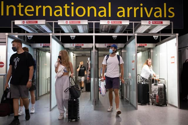 PCR tests are required for all travellers returning to the UK from green and amber list countries (Photo: Getty Images)