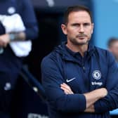 Frank Lampard, Caretaker Manager of Chelsea, looks on prior to the Premier League match  (Photo by Catherine Ivill/Getty Images)