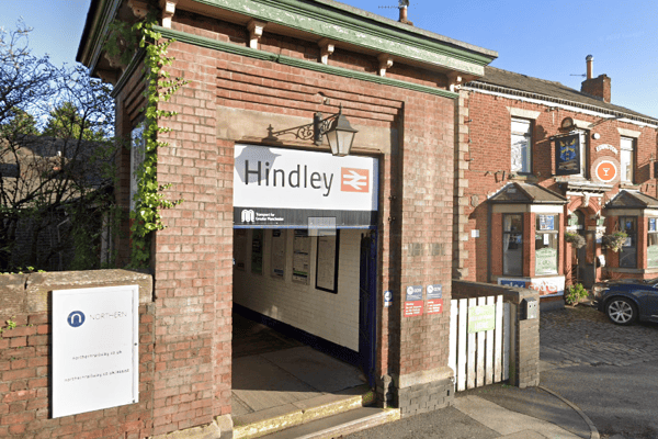 Hindley train station in Greater Manchester (Photo: Google Maps)