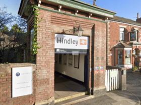 Hindley train station in Greater Manchester (Photo: Google Maps)