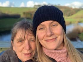 Lili Vachon (right) pictured with her mum.